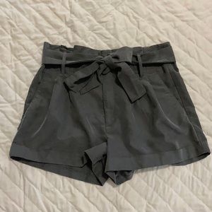 American Eagle Outfitters Belted Gray Shorts